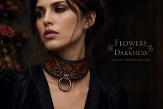 HFOD Dark Control — luxuriöses Leder-Collier