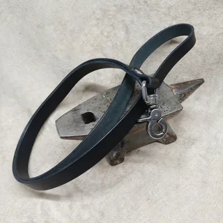 Leine — rot lang / 20mm / ca. 80 cm — schwarz lang