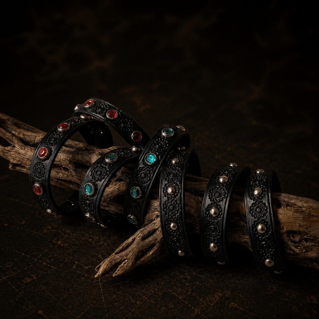 Armband floral Glasspots